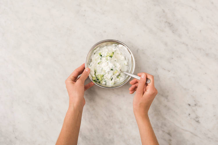 Make the tzatziki