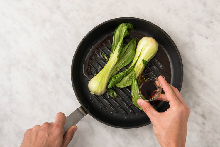 Paksoi grillen