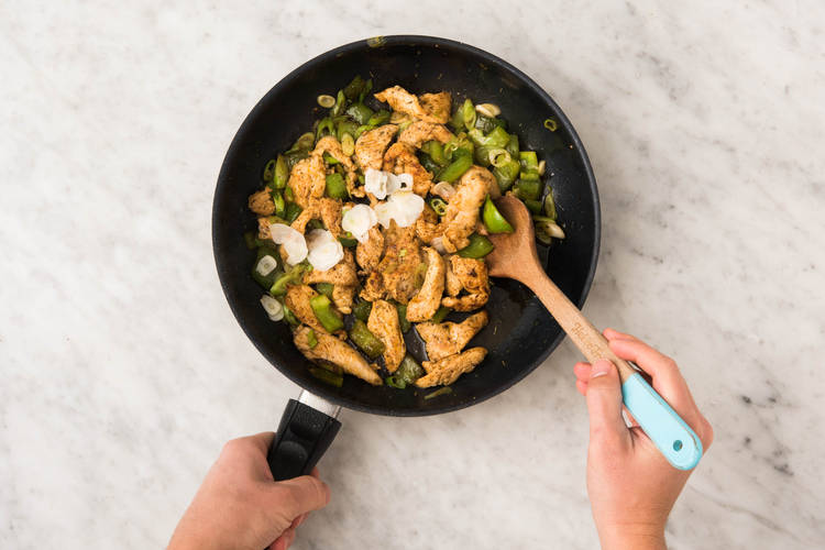 Cook Chicken and Veggies