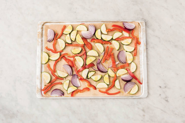 Roast the veggies