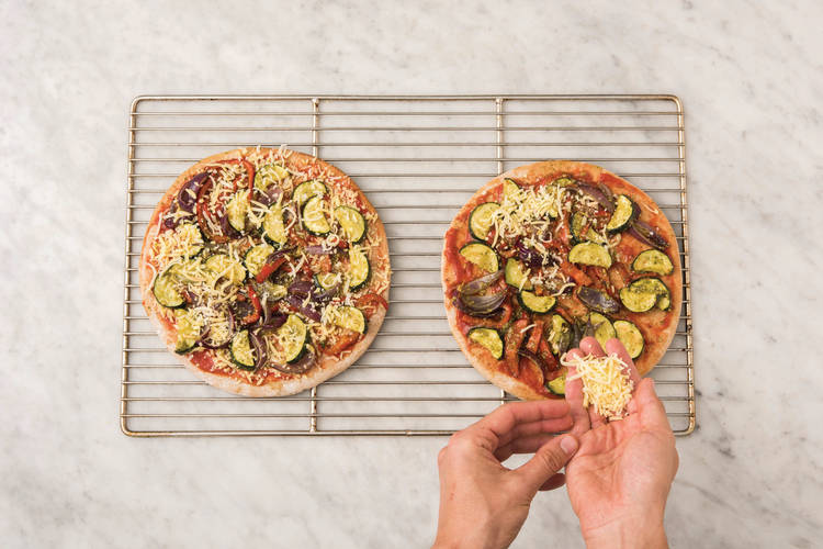 Make the pizzas