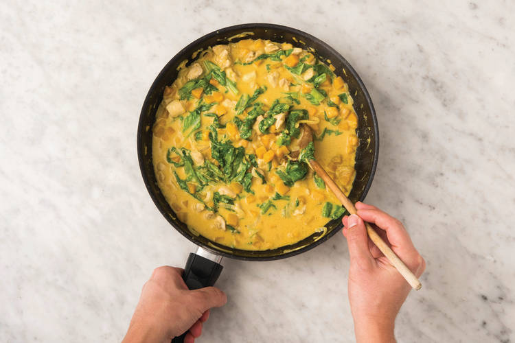 Finish the curry