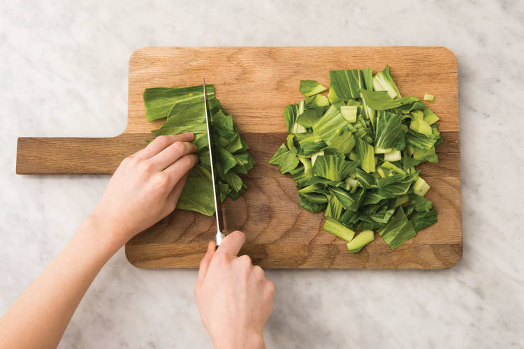 chop asian greens