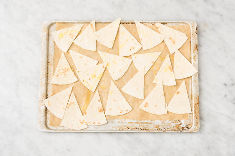 Tortillachips maken