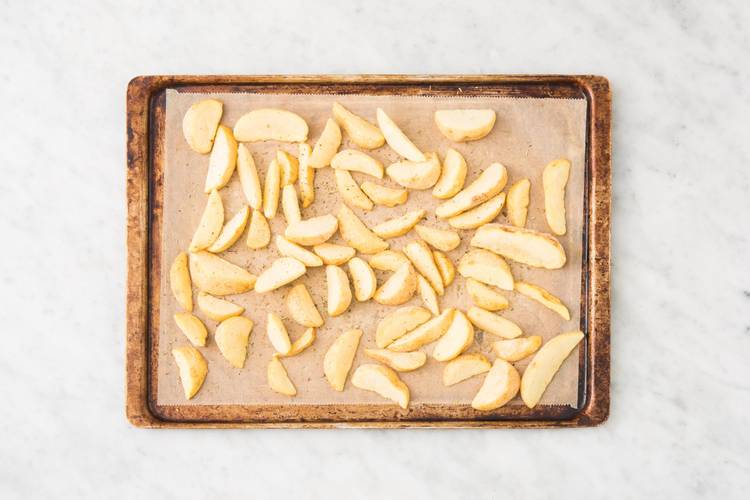 Préparer les pommes de terre