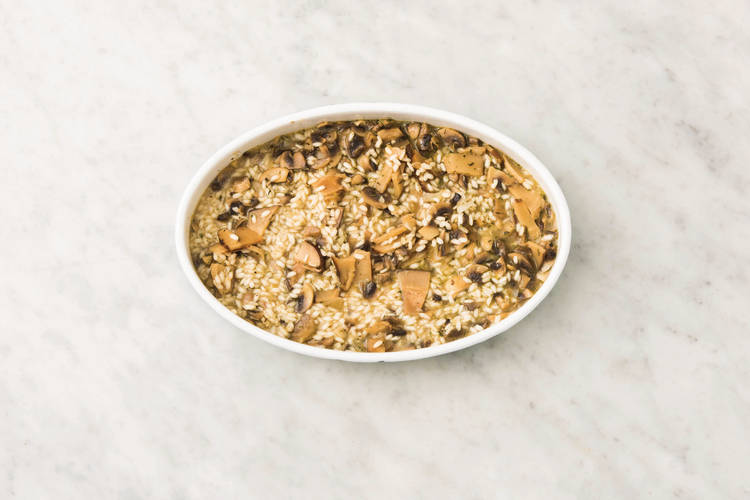 Bake the risotto