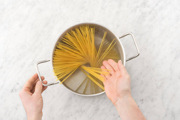 Cook the pasta