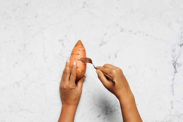 Microwave Sweet Potatoes