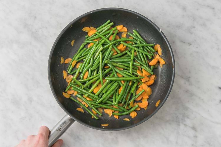 COOK THE GARLIC GREENS