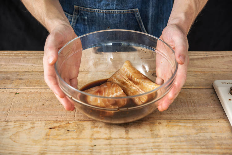 Marinate the Hake