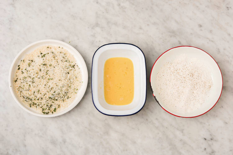 Prep the crumbing