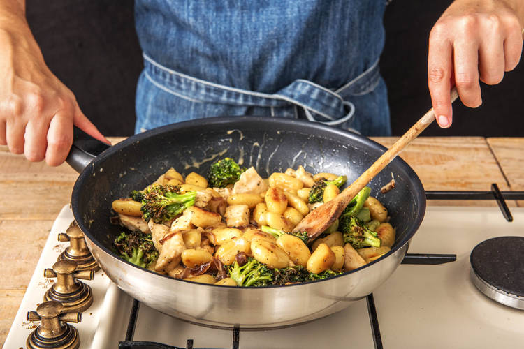 Add to the pan