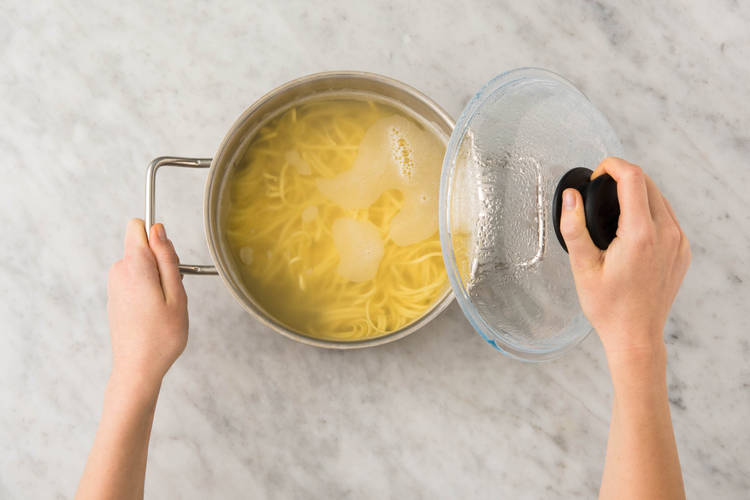Linguine koken