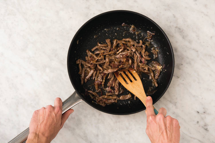 Cook the beef