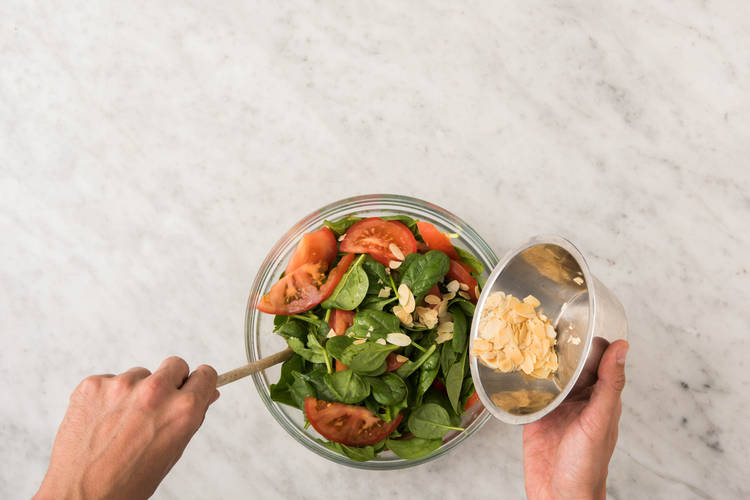 Préparer la salade
