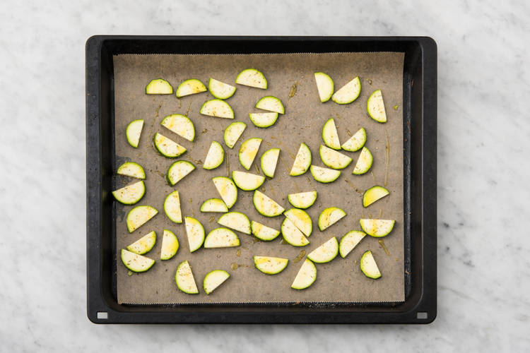 Courgette roosteren