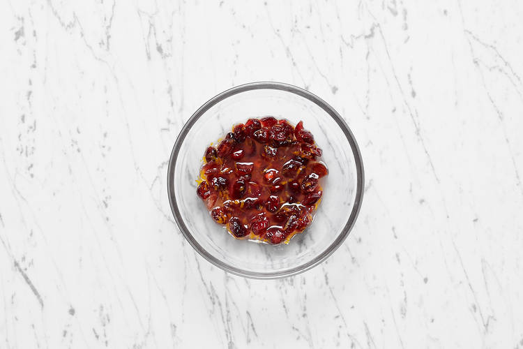 Marinate Cranberries