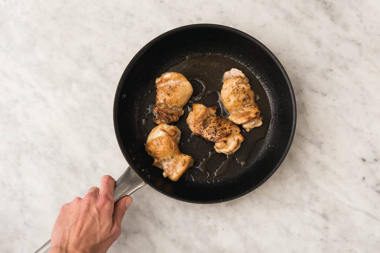Glaze the chicken