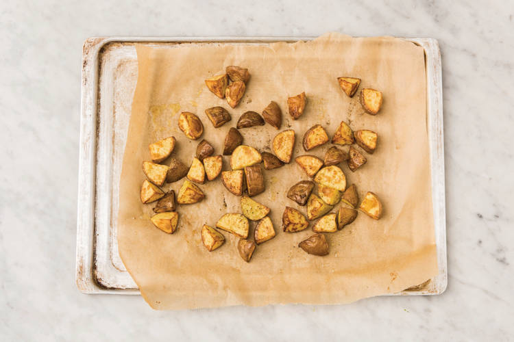 Roast the potatoes