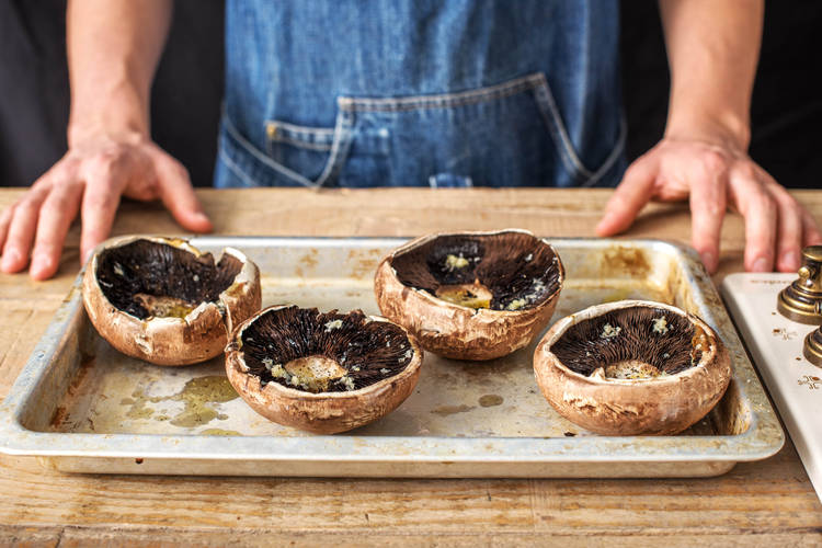 Cook the Portobello's