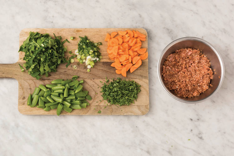 Presp the veggies