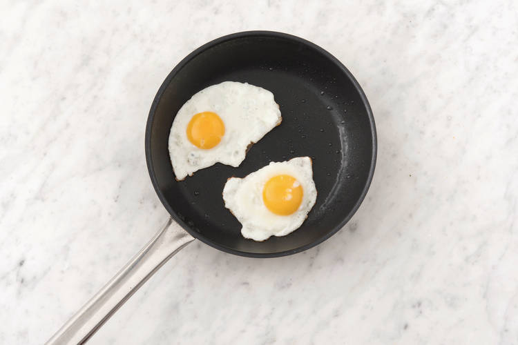 Fry the eggs