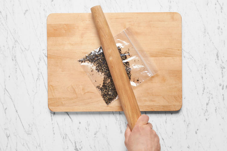 Cook Chicken and Pound Peppercorns