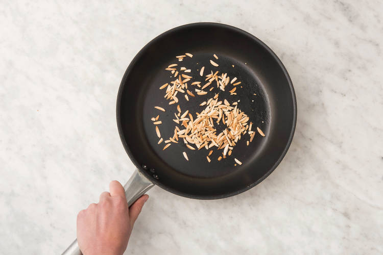 toast slivered almonds