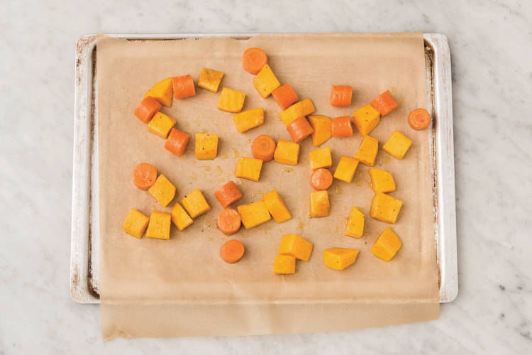 Roast the veggies