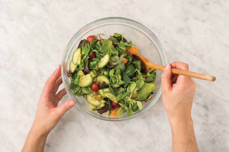 MAKE THE TOMATO SALAD