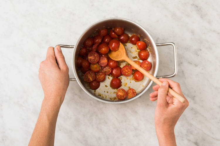 Cuire les tomates cerises