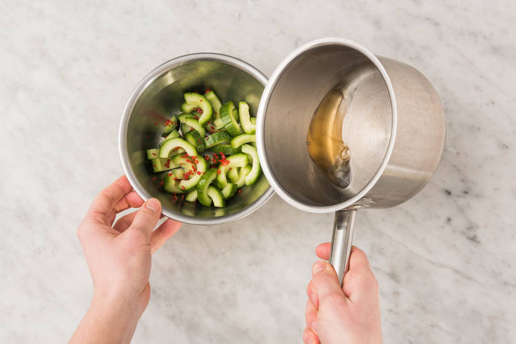 Préparer la sauce aigre-douce