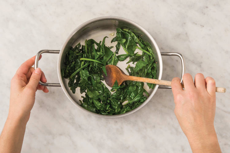 Cook spinach