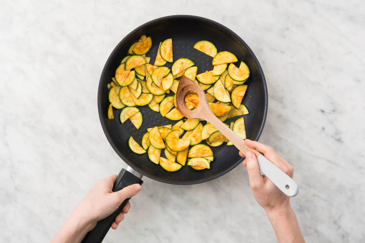 Courgette bakken