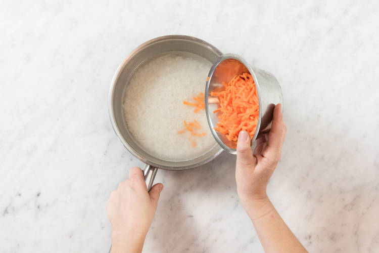 für den Karottenreis