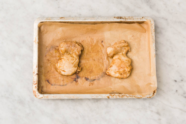 Hähnchen backen