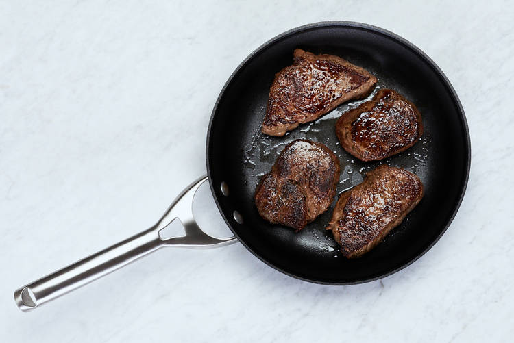Mash Potatoes and Cook Steak