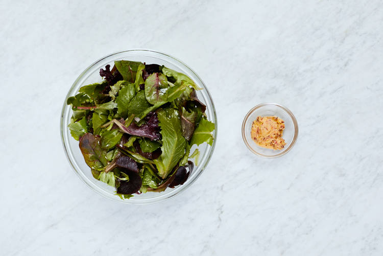 Make Salad and Lemon Chili Butter