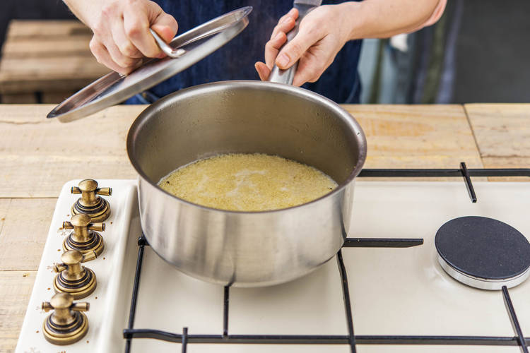 Cook the couscous