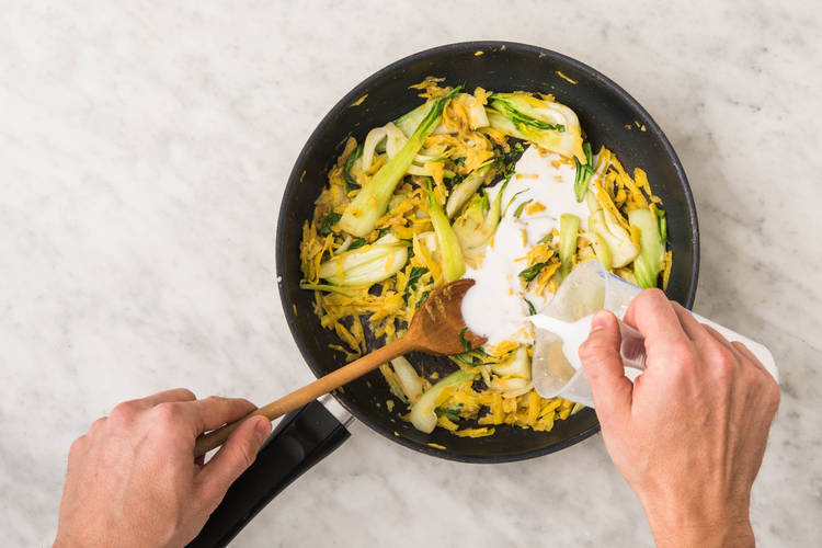 Préparer le curry