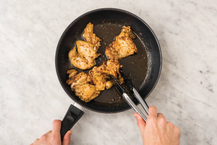 Cook chicken