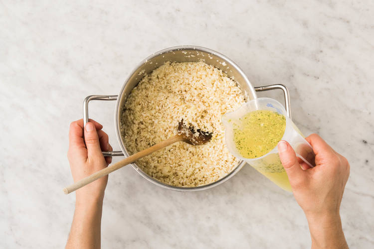 Risotto kochen