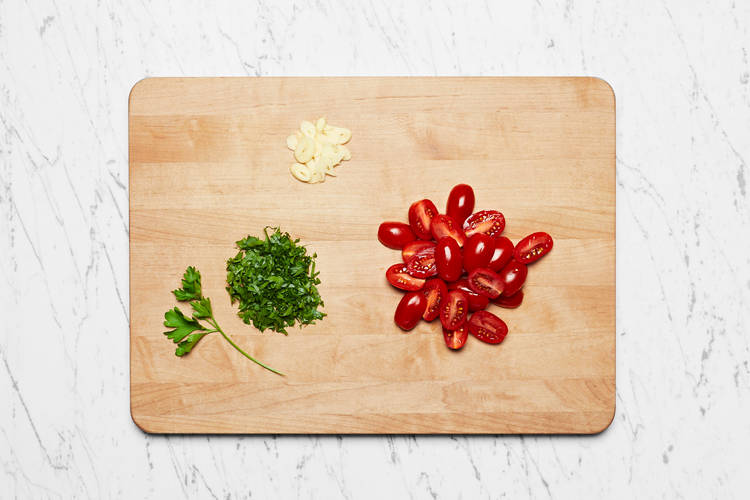 Cook Potatoes and Prep