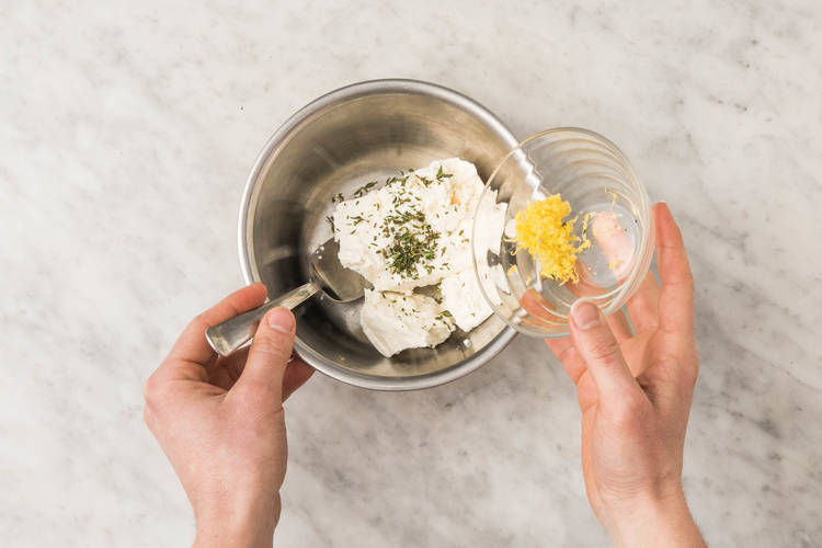 Ricotta vorbereiten