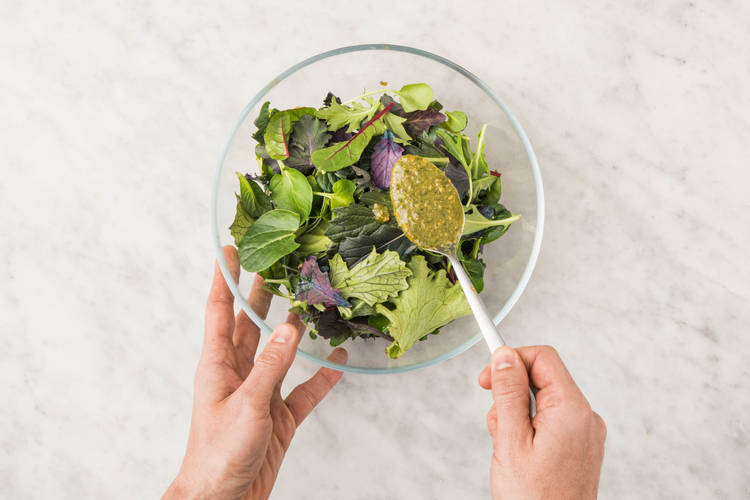 Salade aanmaken