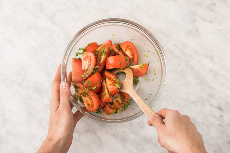 Préparer la salade