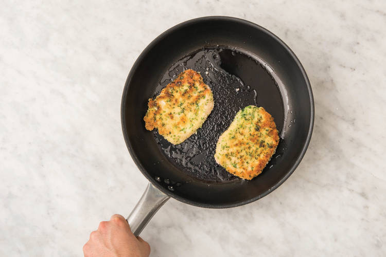 cook schnitzels