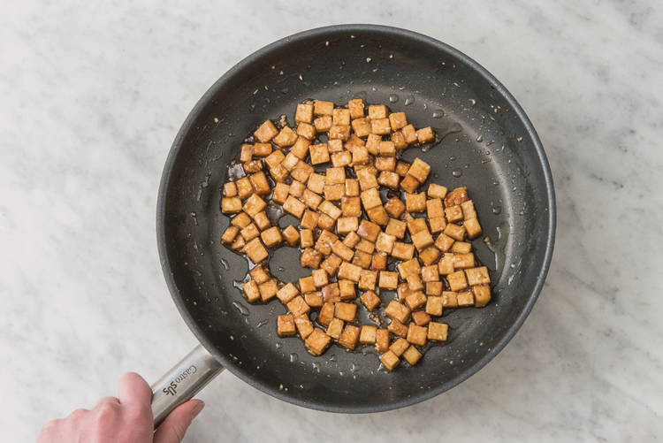 Cook the tofu