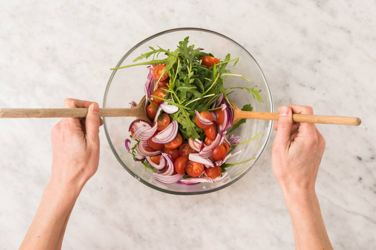 Salade maken