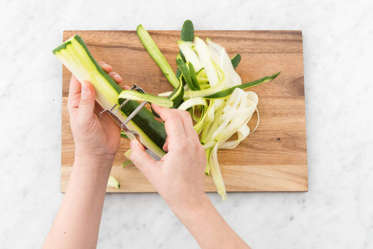 Shave Zucchini
